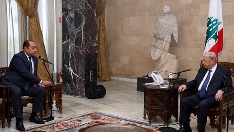 عون يلتقي الأمين العام المساعد لجامعة الدول العربية