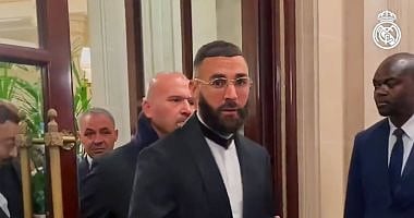 بنزيما يصل حفل بالون دور