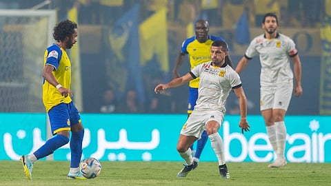 من مباراة الاتحاد والنصر