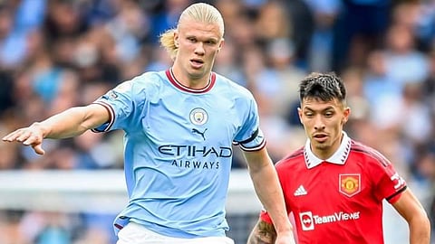 من مباراة ديربي مانشستر