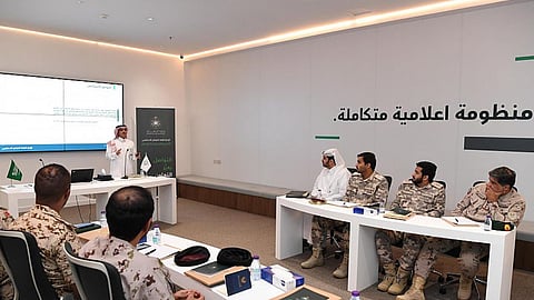 جانب من زيارة وفد وزارات دفاع مجلس التعاون