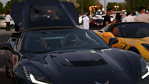 تجمع هواة السيارات الكلاسيكية بتبوك