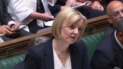 رئيسة وزراء الحكومة البريطانية، ليز تراس
