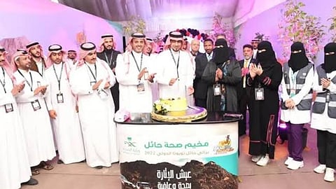 مخيم صحة في رالي حائل تويوتا الدولي 2022