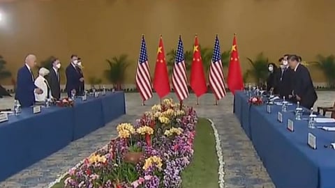 بايدن والرئيس الصيني