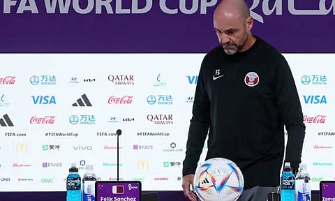 الإسباني فيليكس سانشيز، المدير الفني للمنتخب القطري لكرة القدم