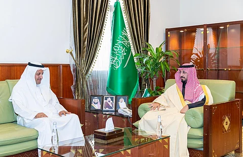 محافظ الخرج يبحث المشاريع التنموية مع رئيس البلدية