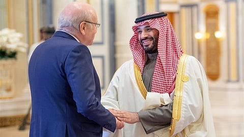 ولي العهد ورئيس حكومة لبنان