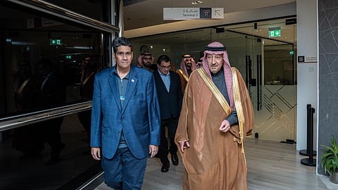 رئيس جمهورية بالاو يصل إلى المملكة