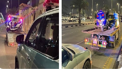 ضبط 327 دراجة آلية مخالفة