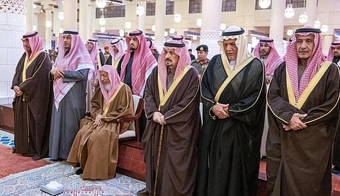 صلاة الميت على الأمير عبدالإله بن سعود