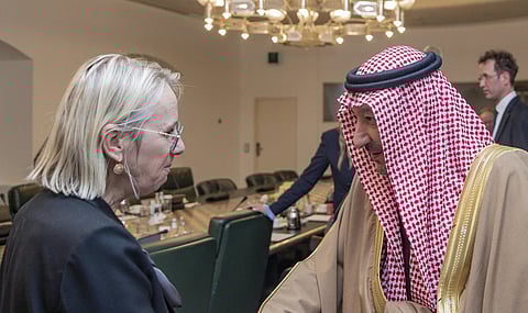 نائب وزير الخارجية يلتقي مسؤولة بالاتحاد الأوروبي