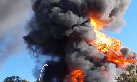 انفجار عنيف في معسكر الحفاء التابع للحوثيين بصنعاء