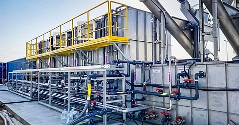 وحدة معالجة مياه الصرف في رابغ