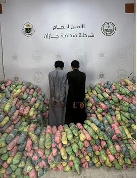 مُخبأة داخل مركبة.. القبض على مواطنين بحوزتهما 507 كيلوجرامات من نبات القات المخدر