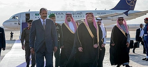 رئيس إريتريا يصل الرياض