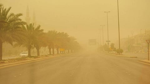 تنبيهات الأرصاد: أتربة مثارة في القصيم والحدود الشمالية وتبوك