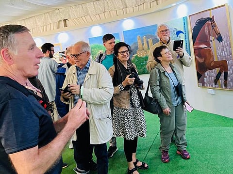 جانب من زيارة الوفد الألماني