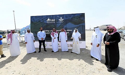 أثناء إطلاق المبادرة