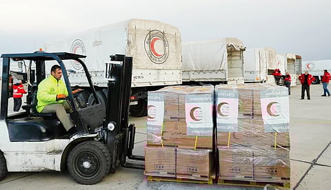 المساعدات الإماراتية - عملية "الفارس الشهم 2"