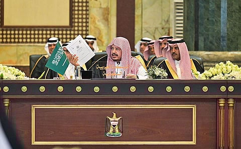 جانب من مشاركة رئيس مجلس الشورى