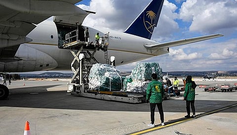 الطائرة الإغاثية السعودية الثالثة