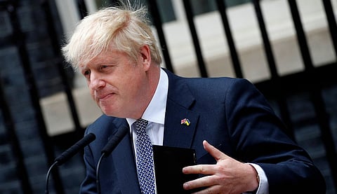 رئيس الوزراء البريطاني السابق بوريس جونسون