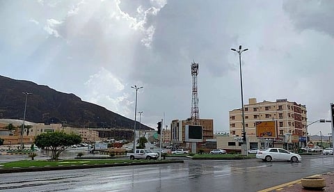 أمطار على عسير -أرشيفية