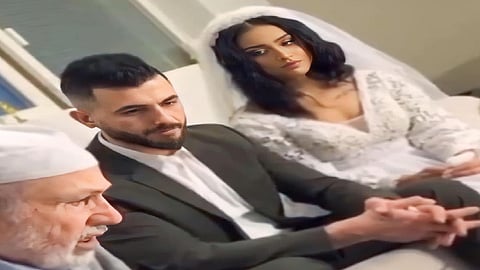 العروسين حيدر وغدير