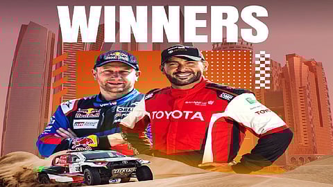 يزيد الراجحي يحصد لقب رالي أبوظبي