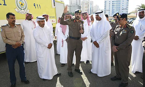 افتتاح معرض اليوم العالمي للدفاع المدني 2023 بمكة
