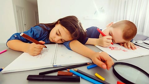 قلة نوم تلاميذ المدارس