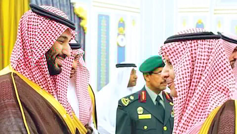 سحمي بن شويمي مع ولي العهد