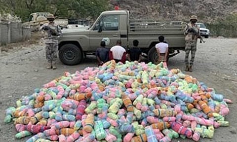 الدوريات البرية لحرس الحدود