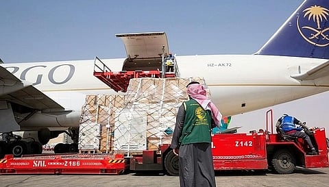 الطائرة الإغاثية السعودية الثالثة تغادر إلى أوكرانيا