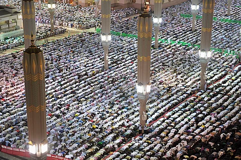 صلاة التراويح في المسجد النبوي