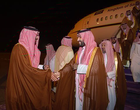 وصول ولي العهد إلى المدينة المنورة