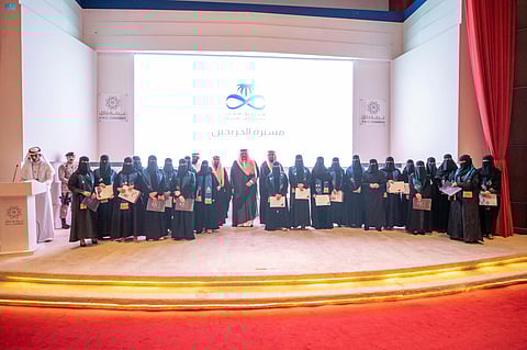 جانب من حفل التخرج