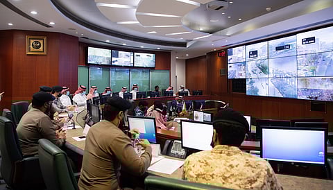 مركز إدارة الأزمات والكوارث بإمارة منطقة مكة المكرمة