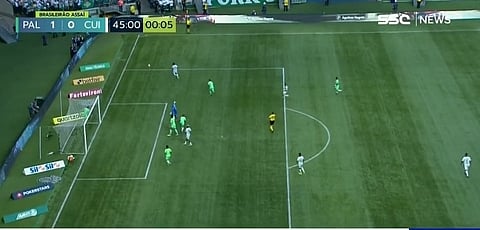 بالميراس يفوز على كويابا 2-1 بصعوبة ويحصد أول 3 نقاط في الدوري البرازيلي