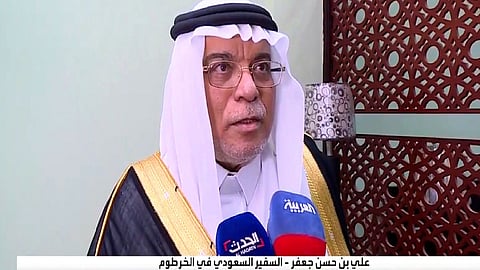 سفير المملكة لدى الخرطوم علي بن حسن جعفر