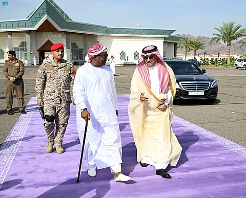 رئيس جمهورية غينيا بيساو يغادر المدينة المنورة