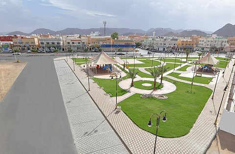 أمانة نجران تهيئ الحدائق استعدادا لعيد الفطر