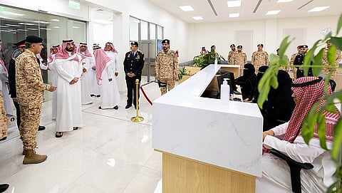 مركز استقبال المراجعين بوزارة الحرس الوطني