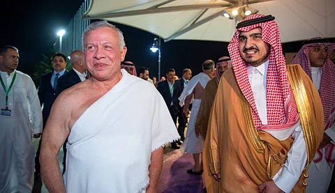 ملك المملكة الأردنية الهاشمية يصل إلى جدة