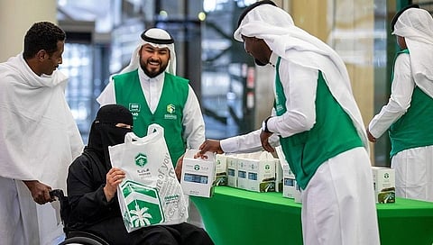 استقبال 35 معتمرًا من الأشخاص ذوي الإعاقة