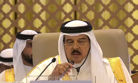 ملك البحرين: لا بديل عن السلام ونرحب بعودة سوريا إلى الجامعة العربية