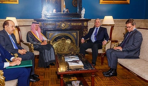 التقى وزير الدولة للشؤون الخارجية، بوزير خارجية جمهورية الأوروغواي