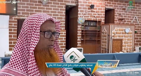 محمد يعقوب.. مقيم صدح صوته بالأذان طيلة 40 عامًا بحفر الباطن