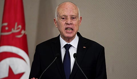الرئيس التونسي قيس سعيد